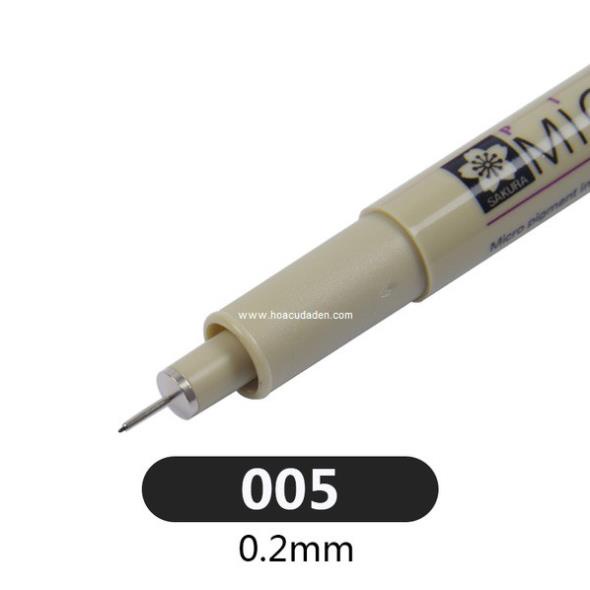 Bút Line Đen Kháng Nước Sakura Micron