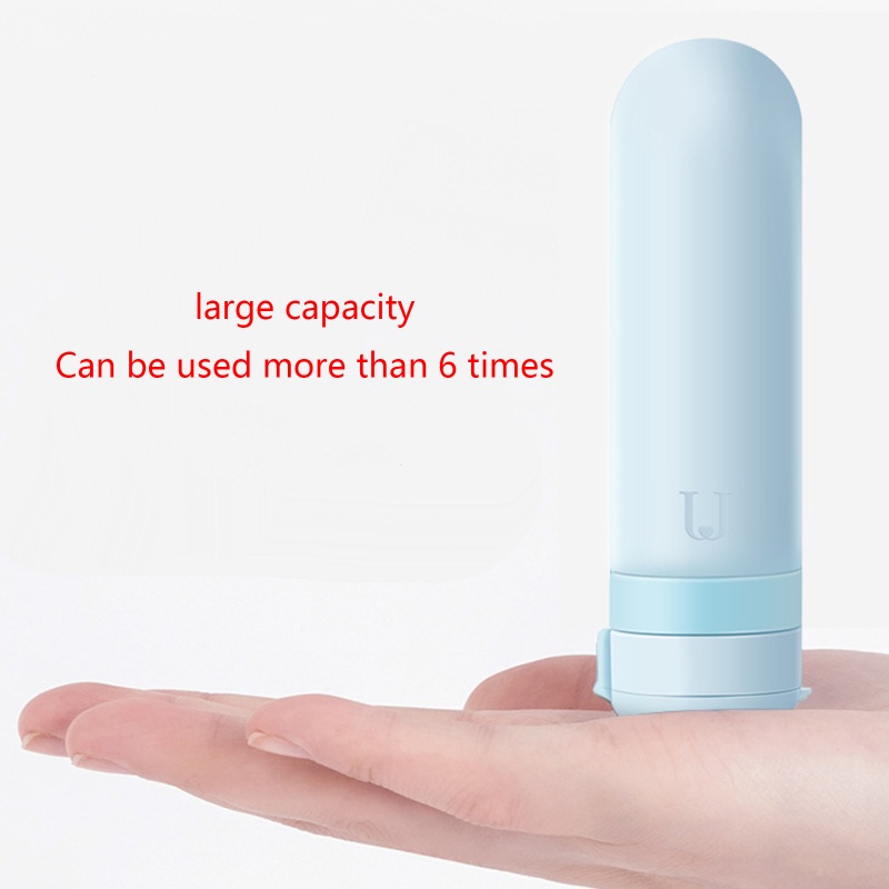 Chai Silicone Đựng Dầu Gội Chống Rò Rỉ Có Thể Đổ Đầy Kích Thước 50ml