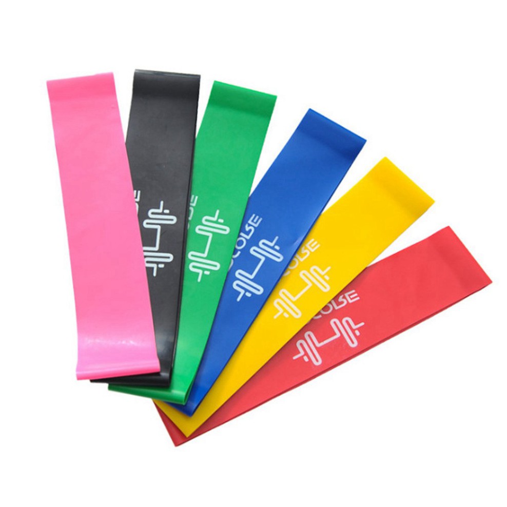 Bộ Dây Dàn Hồi mini band, Dây Thun Kháng Lực Tập Gym Chân Mông Mini band cao su đàn hồi 4-5-6 dây