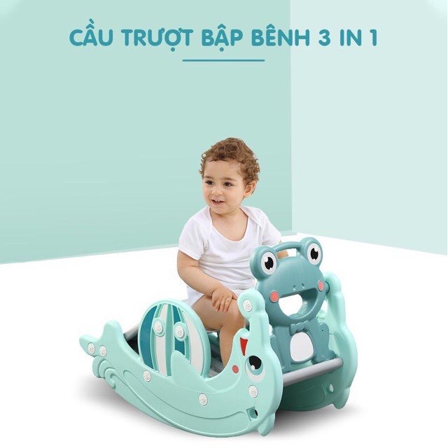 CẦU TRƯỢT BẬP BÊNH HOLA ĐA NĂNG 3 TRONG 1