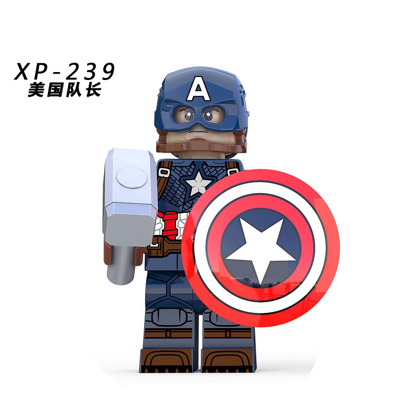 Bộ Đồ Chơi Xếp Hình Captain America Cho Bé Kt1031