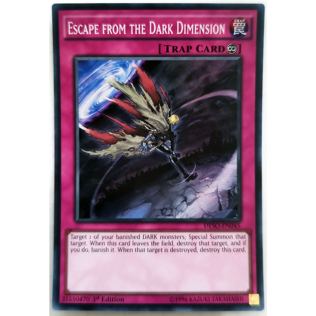 [Thẻ Yugioh] Escape from the Dark Dimension |EN| Super Rare / Rare / Common