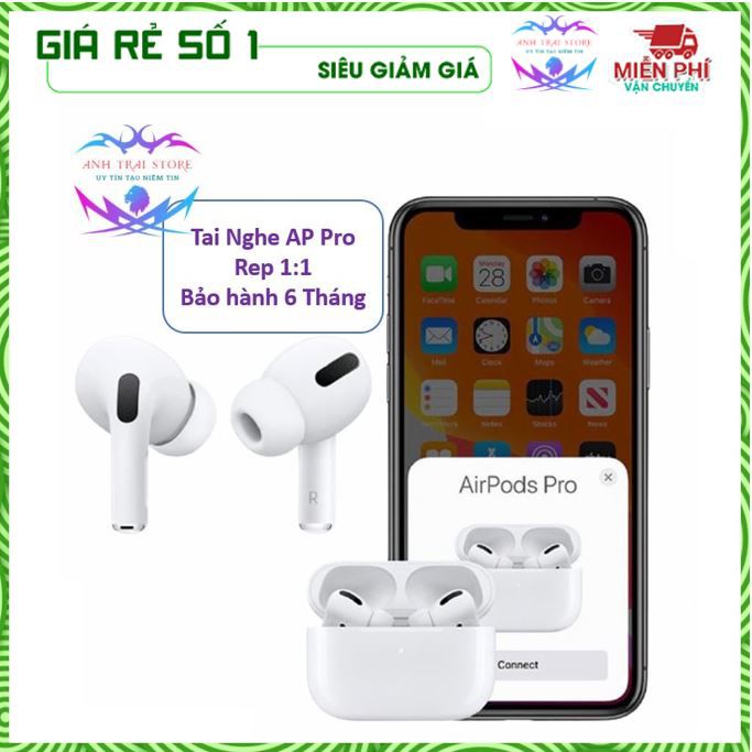 [BÓC SEAL] TAI NGHE AIRPOD PRO 🔥Freeship Extra🔥 Tai Nghe Buletooth định vị- đổi tên- Pin Trâu- Tai Nghe Không Dây