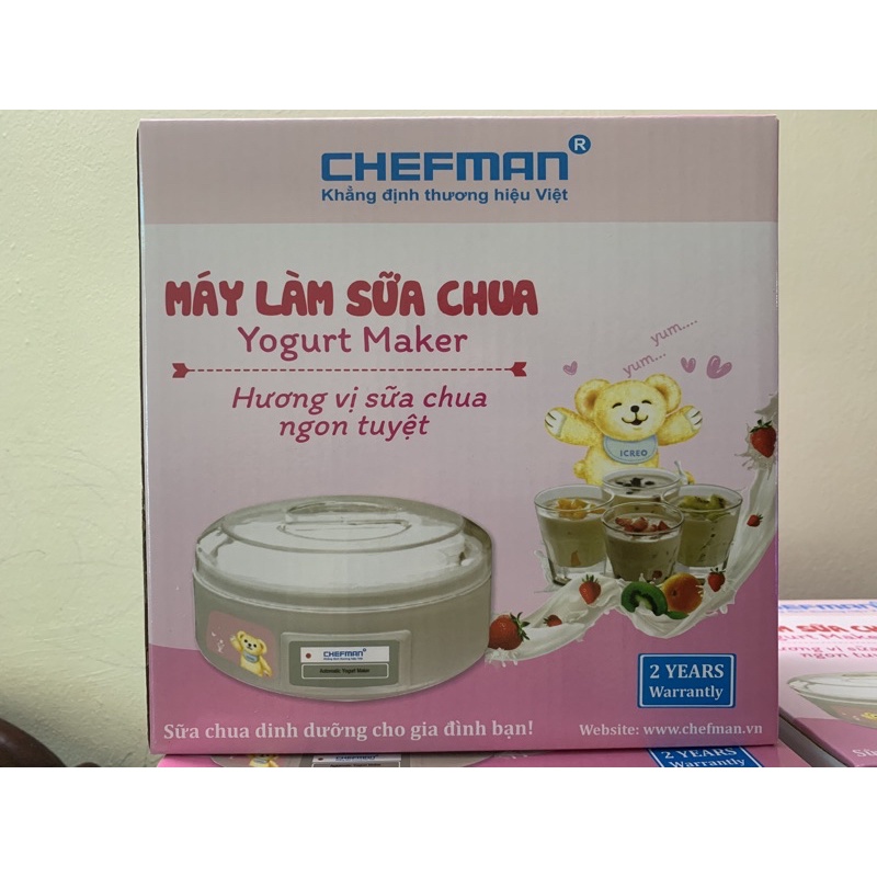 [Hàng chính hãng] Máy làm sữa chua Chefman loại 8 cốc