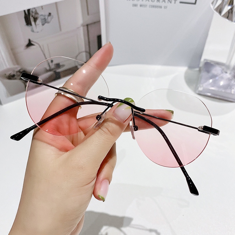 Lcy Mắt Kính Màu gradient Chống Ánh Sáng Xanh Thời Trang Cho Nữ 3305