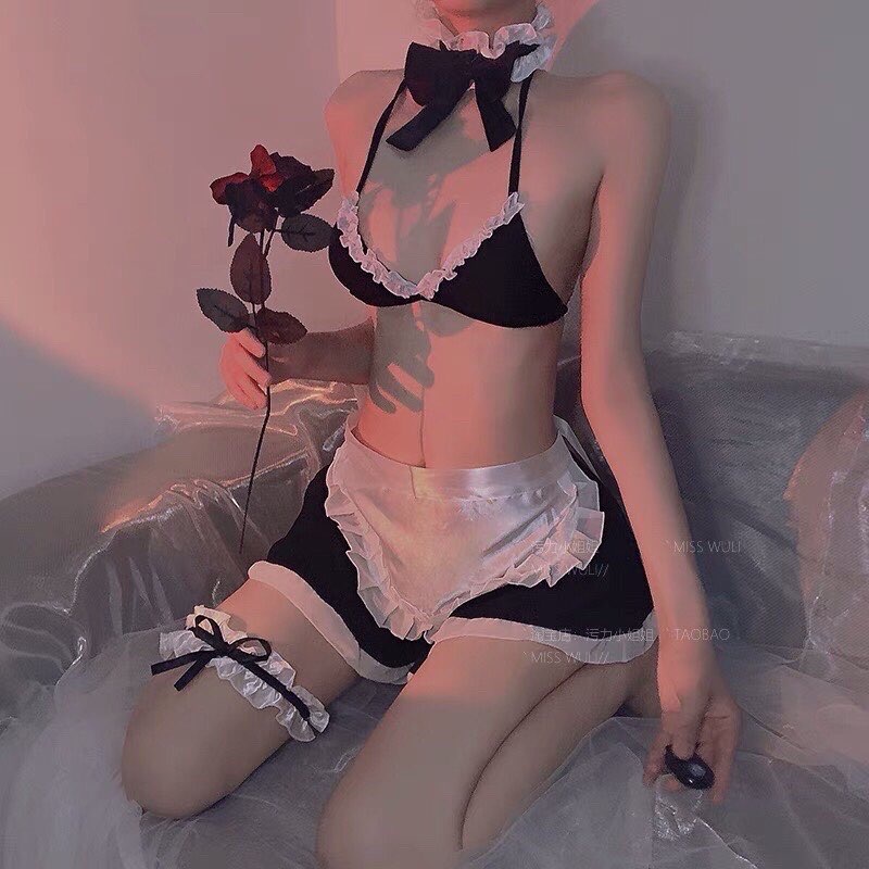 Cosplay sexy, Đồ ngủ cosplay hầu gái sexy ST05