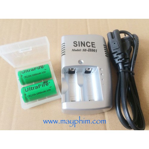 Pin Máy Ảnh Phim CR123A - Loại Sạc Được