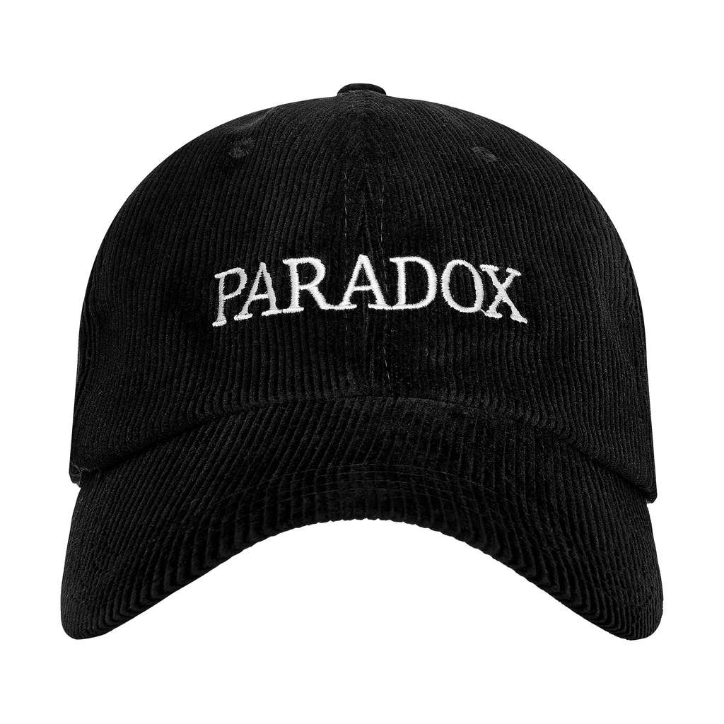 Nón kết Paradox Signature Corduroy Cap (Black)