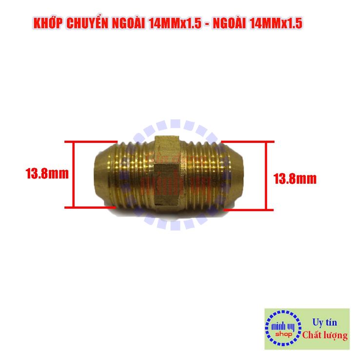 khớp chuyển ren 22mm sang 14mm - phụ kiện máy rửa xe