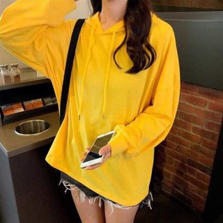 Áo HOODIE BASIC YELLOW Vàng Trơn UNISEX