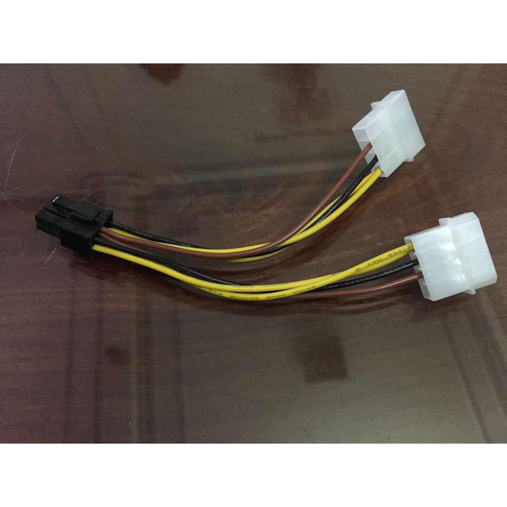 Cáp cấp nguồn 6 pin vga