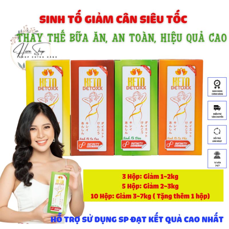 Keto Detox ❤️ Sinh Tố Giảm Cân Siêu Tốc❤️Giảm Cân An Toàn