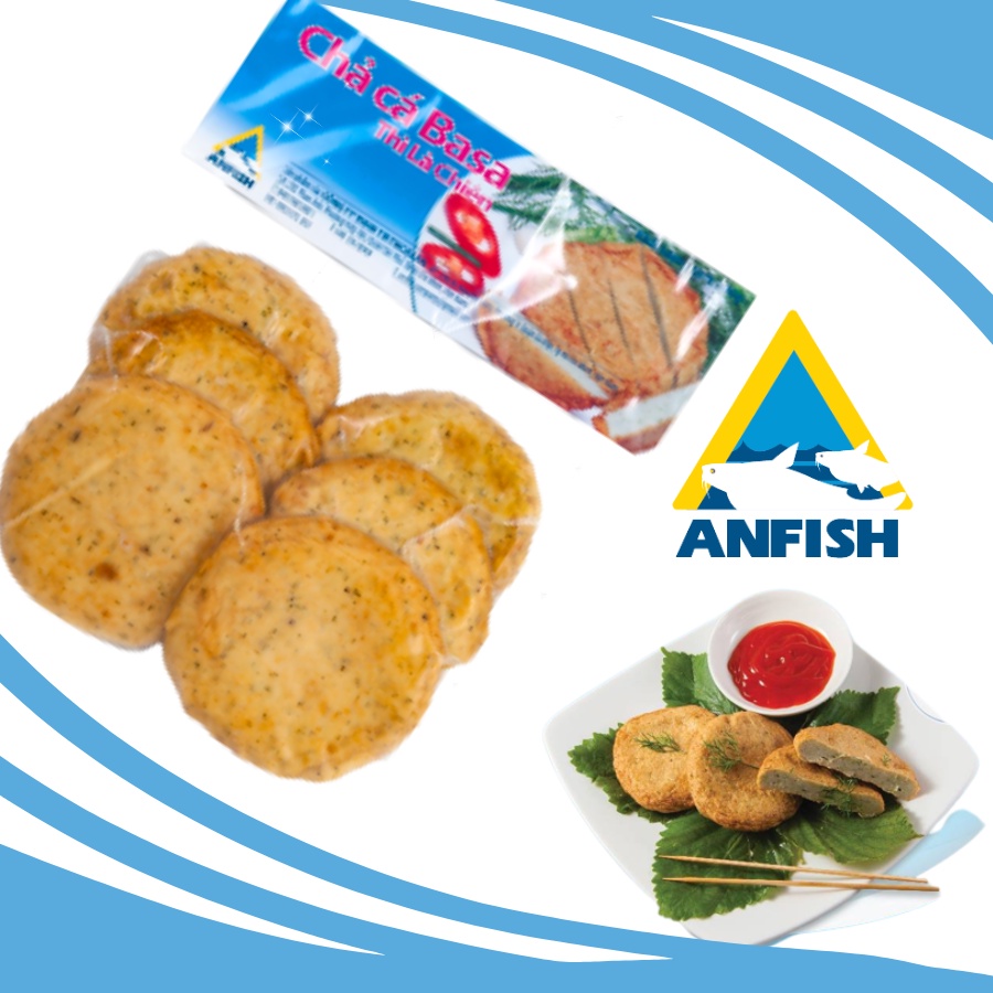 Chả cá basa thì là chiên Thoại An 300g Đông lạnh, Chả cá chiên, Chả cá thì là chiên, Chả cá chiên ngon, Chả chiên