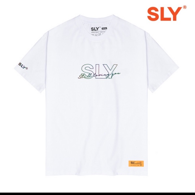 Áo thun sly Singnature White ( 100 % real bao check hàng - có ảnh thật)