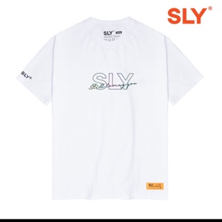 Áo thun sly Singnature White