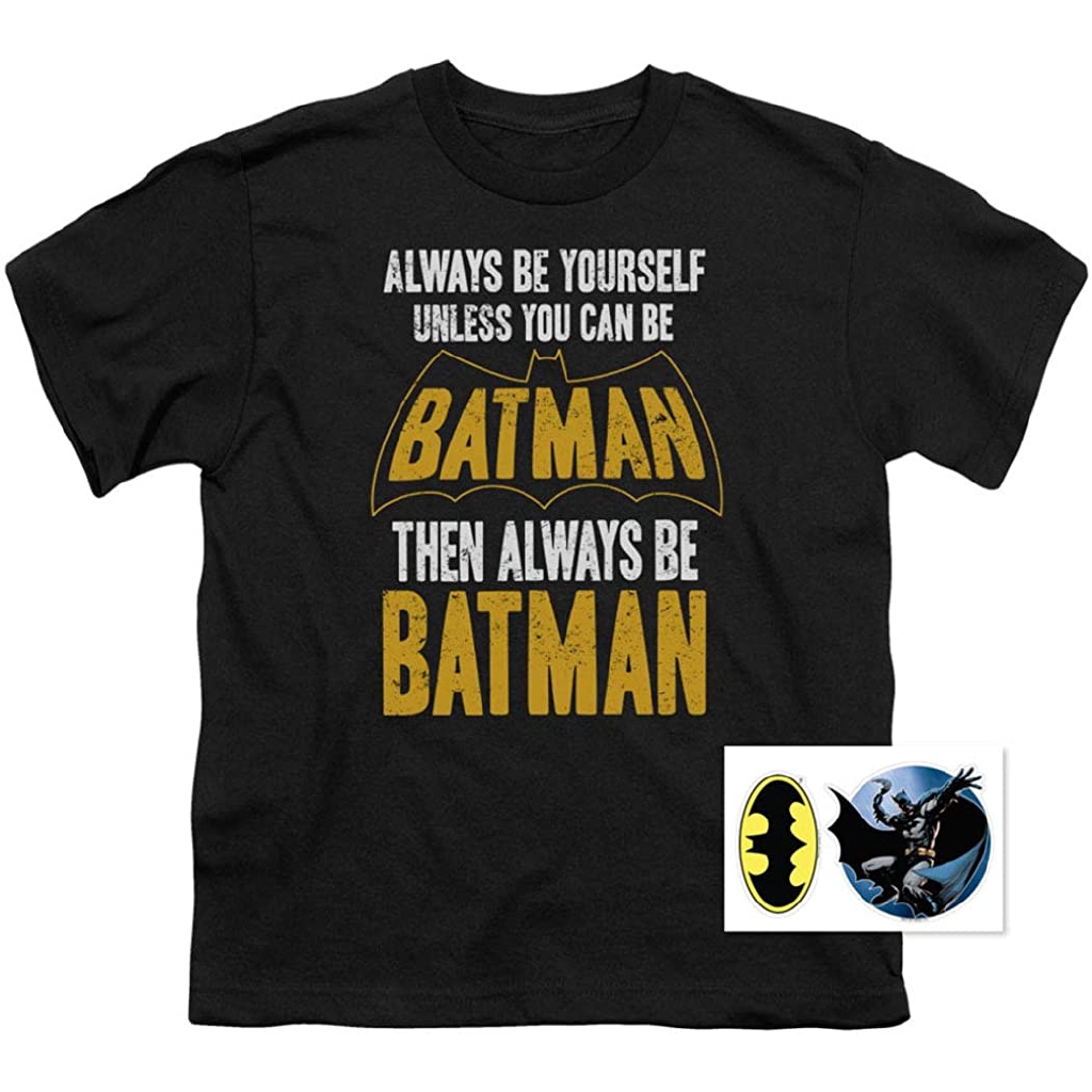 Quiksilver Áo Thun Cotton Tay Ngắn In Hình Truyện Tranh Batman Always Be Yourself