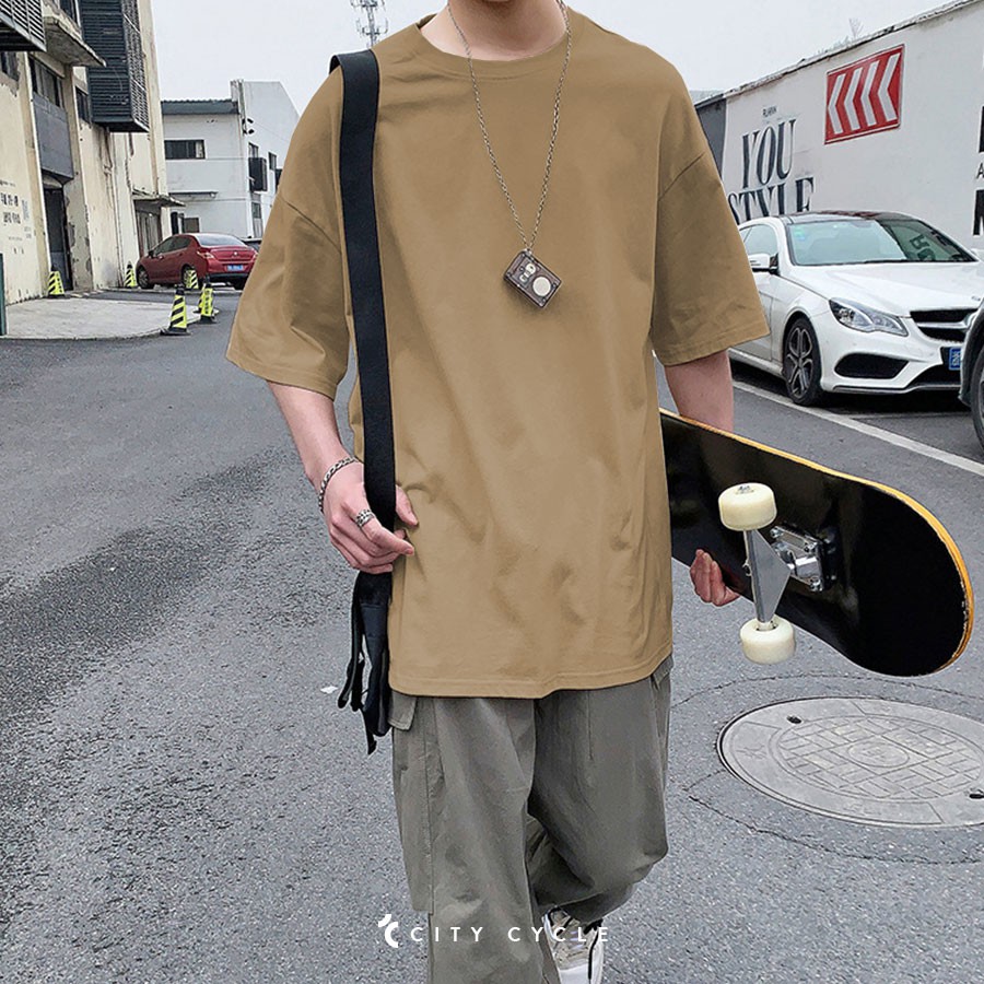 Full Box Áo thun nam nữ Basic Tee City Cycle - Áo thun tay lỡ Unisex form rộng Local Brand | BigBuy360 - bigbuy360.vn