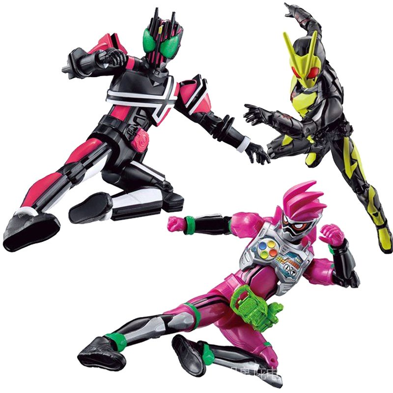 Mô Hình Nhân Vật Bandai Kamen Rider RKF Emperor Rider Meet Demon Time Zero One Wild Wolf Double Rider Có Thể Chuyển Động Không SHF C07U