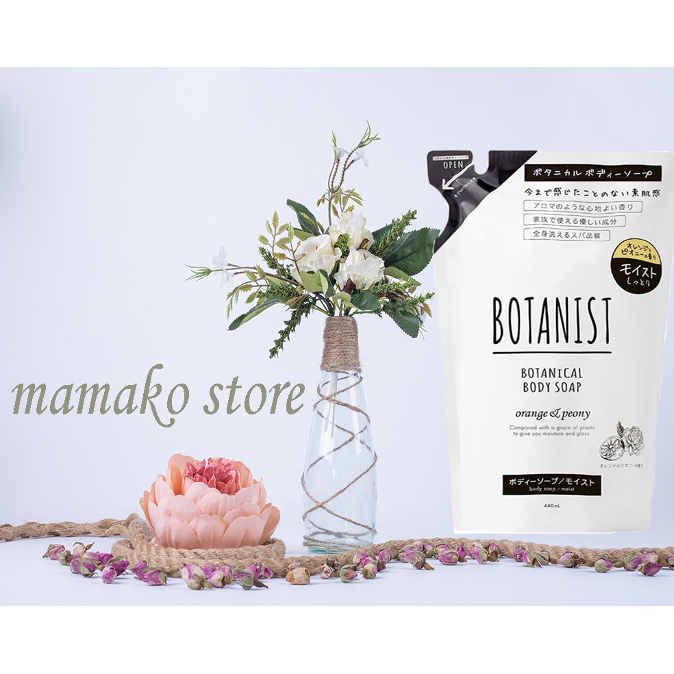 Sữa tắm Botanist Botanical Body soap  490ML REFILL ORANGE AND PEONY