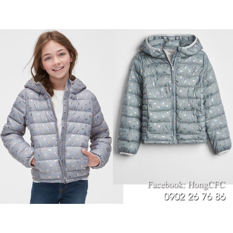 Áo phao babyGap bé gái đại