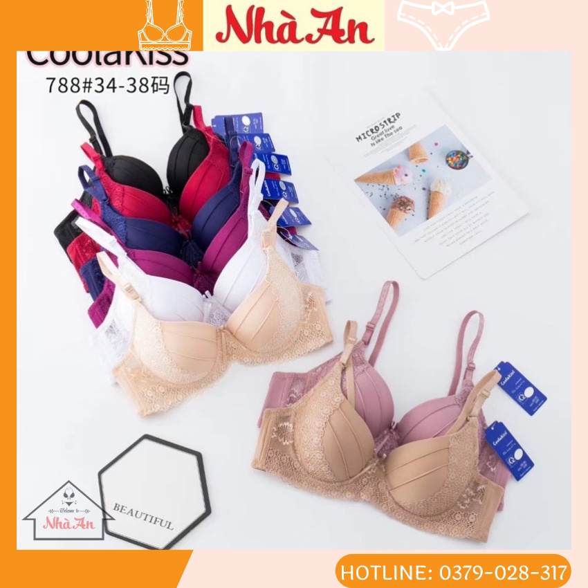Áo ngực nữ 💥 CAO CẤP 💥 Áo lót colakiss mút vừa có gọng nâng ngực đẹp 788