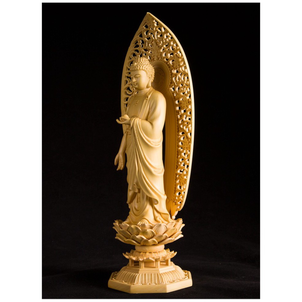 Tượng Tam Thế Phật - Gỗ Hoàng dương - UY TÍN CHẤT LƯỢNG