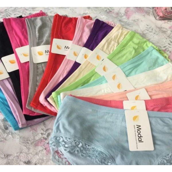 sỉ 10c quần lót Modal cotton pha ren cực sexy
