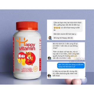 [CHÍNH HÃNG] Kẹo Dẻo Happy Vitamin Kids
