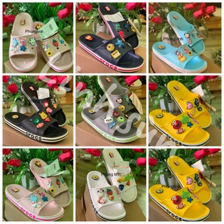 [XẢ LỖ] Dép cross lê cá tính năng động cho mùa hè XẢ KHO [Tặng 10 jjibitz + 1 lò xo + hộp] siêu nhẹ