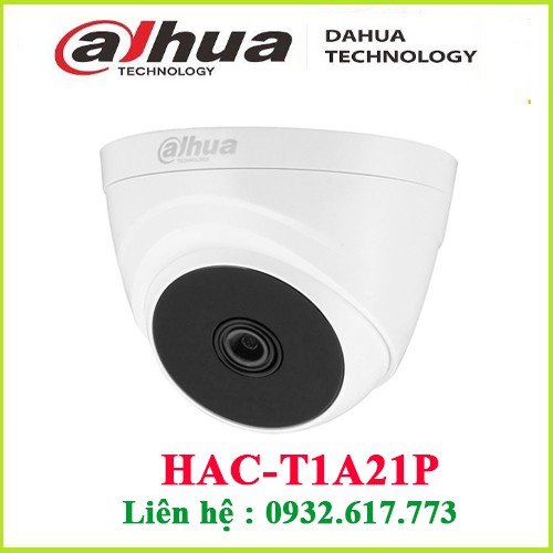 Camera Dome HDCVI hồng ngoại 2.0 Megapixel  HAC -T1A21P