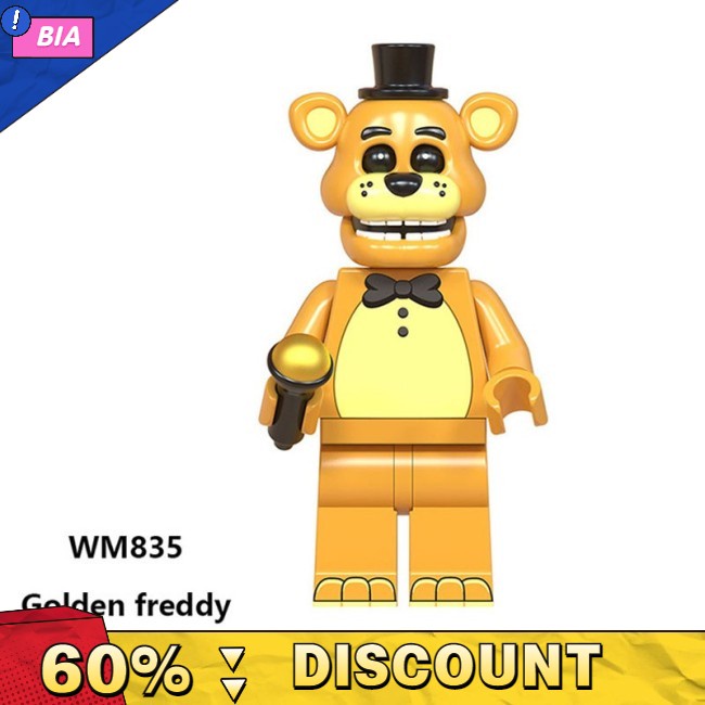 FNAF series compatible Fazbear,Bonnie,Chica,Foxy,Freddy minifigures for kids lego toys