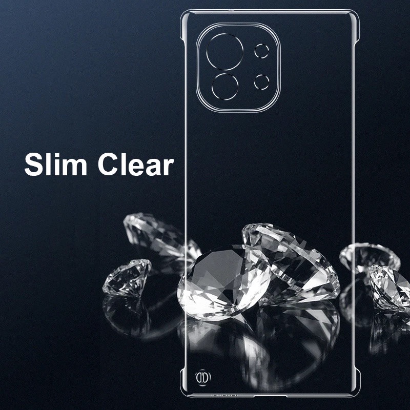 Ốp Điện Thoại Nhựa Chống Sốc Không Viền Cho Xiaomi Redmi Note 8 9 10 Pro Xiaomi 10 11 10T Pro Mi 12 12X 12Pro