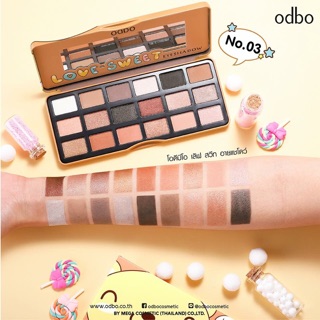 Set phấn mắt Odbo cực hot màu siêu đẹp