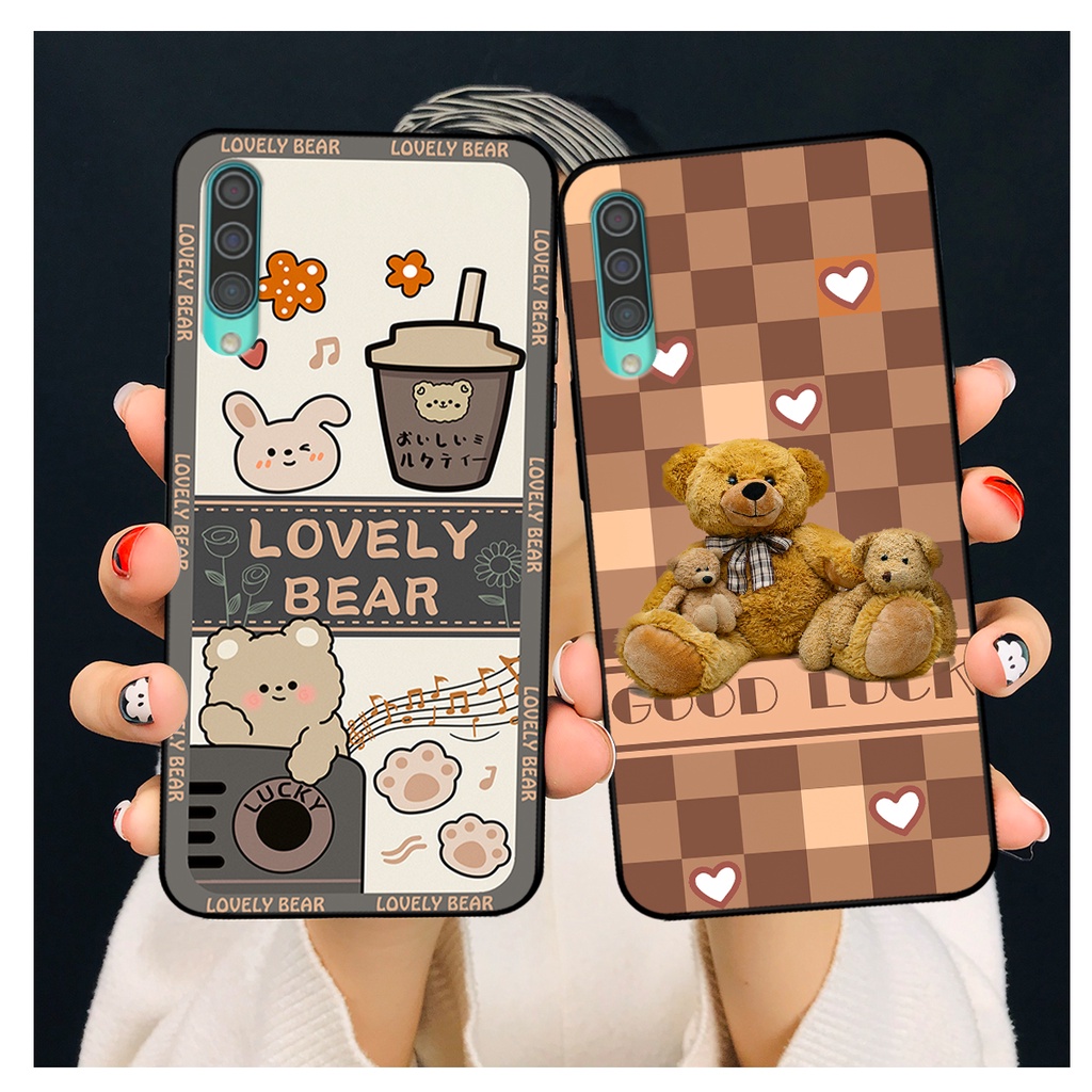 Ốp lưng Samsung A30s - A50 - A50s - A70 in hình gấu bear dễ thương, bền đẹp