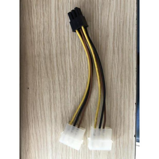 Dây nối ata ra 6 Pin cho vga sử dụng nguồn phụ tháo vga xịn