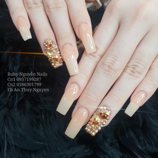 Móng tay giả nail thiết kế bộ 24móng