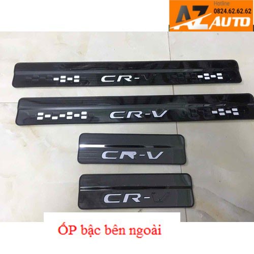 Bộ Ốp bậc, Nẹp bước chân Honda CR-V, CRV 2018-2022 - Titan(hàng cao cấp)