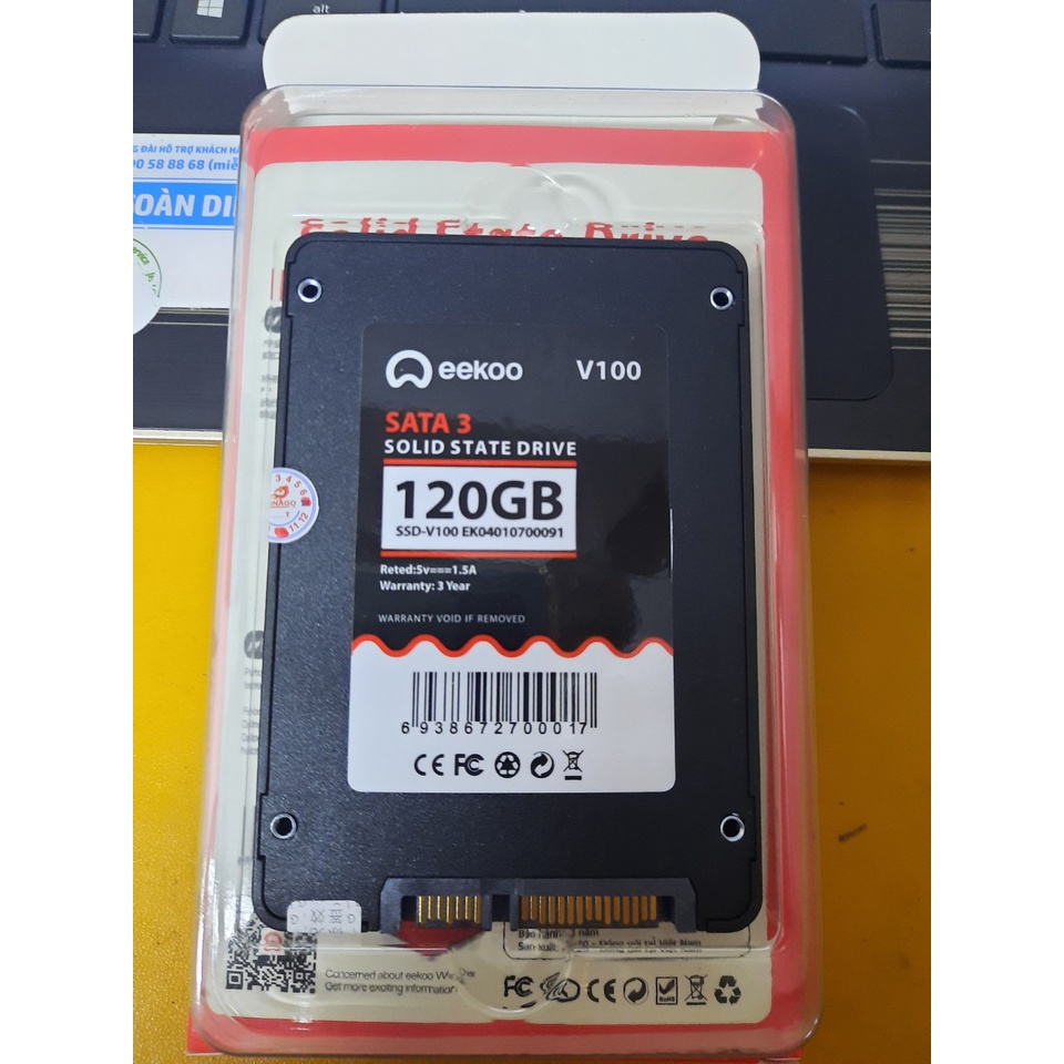 Ổ cứng SSD 120GB & 256GB EEKOO V100 SATA III 2.5 INCH | BigBuy360 - bigbuy360.vn