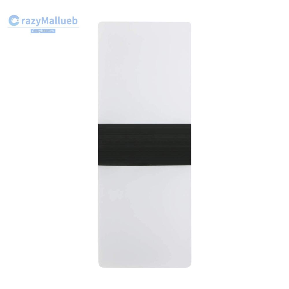 Crazymallueb❤Acrylic Rectangular LED Wall Light Modern Bedside Lamp Bedroom Living Room Light❤Lighting