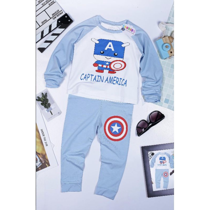 Bộ Thor dài tay hình Chibi ngộ nghĩnh dễ thương cho bé
