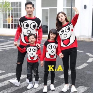 Áo gia đình, áo đôi , áo mẹ con( 245k/ sét 3 áo gồm áo bố , mẹ , con