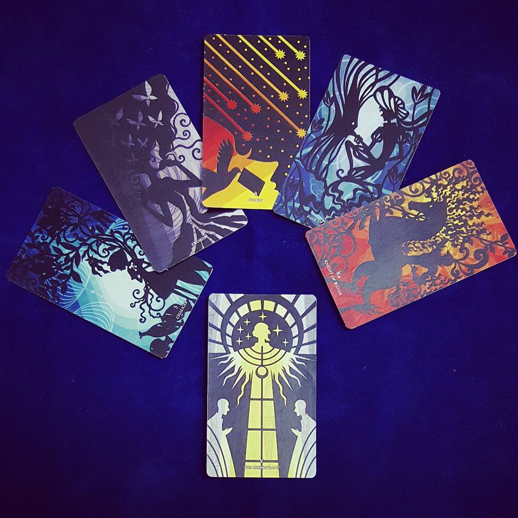Bộ Bài Silhouettes Tarot (1st Edition) (Mystic House Tarot Shop) - Bài Gốc Authentic Chính Hãng 100%