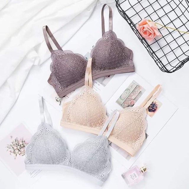 Áo ngực ren mút mỏng không gọng xuất Nhật - AL007 | BigBuy360 - bigbuy360.vn