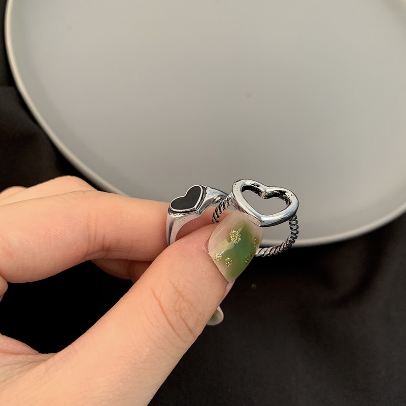 Nhẫn đeo tay hình trái tim kiểu dáng xinh xắn cho nữ