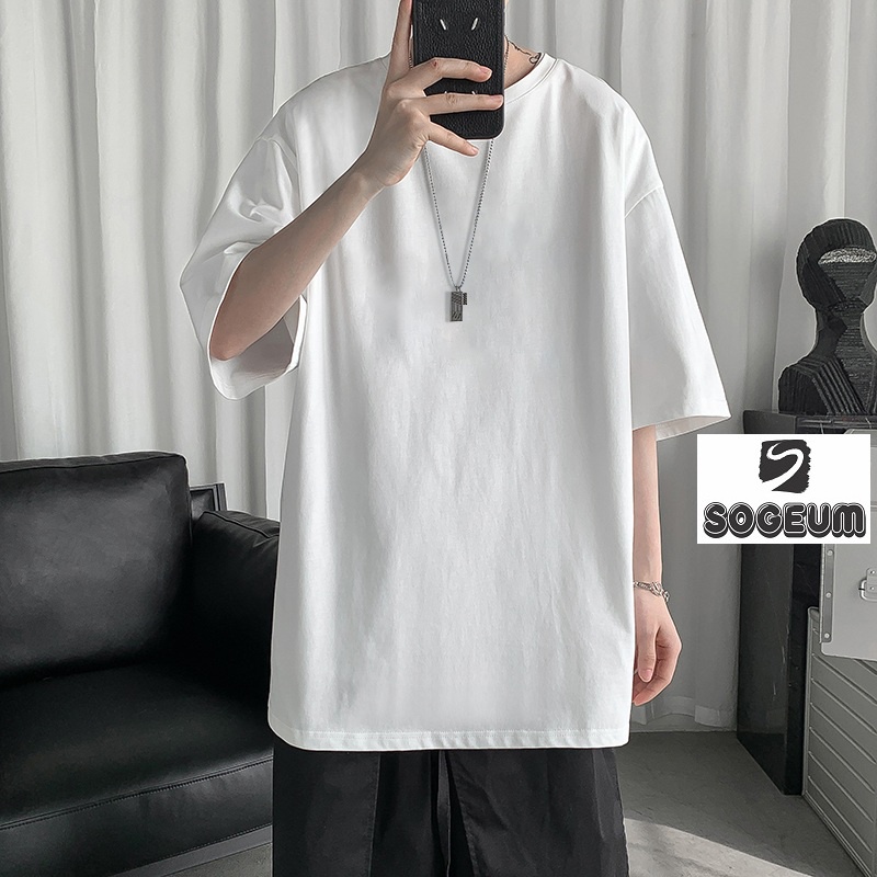[Mã SKAMFSW175 giảm 10K đơn 50K] Áo thun tay lỡ Unisex trơn basic, áo phông nam nữ form rộng phong cách ulzzang TR01 | BigBuy360 - bigbuy360.vn