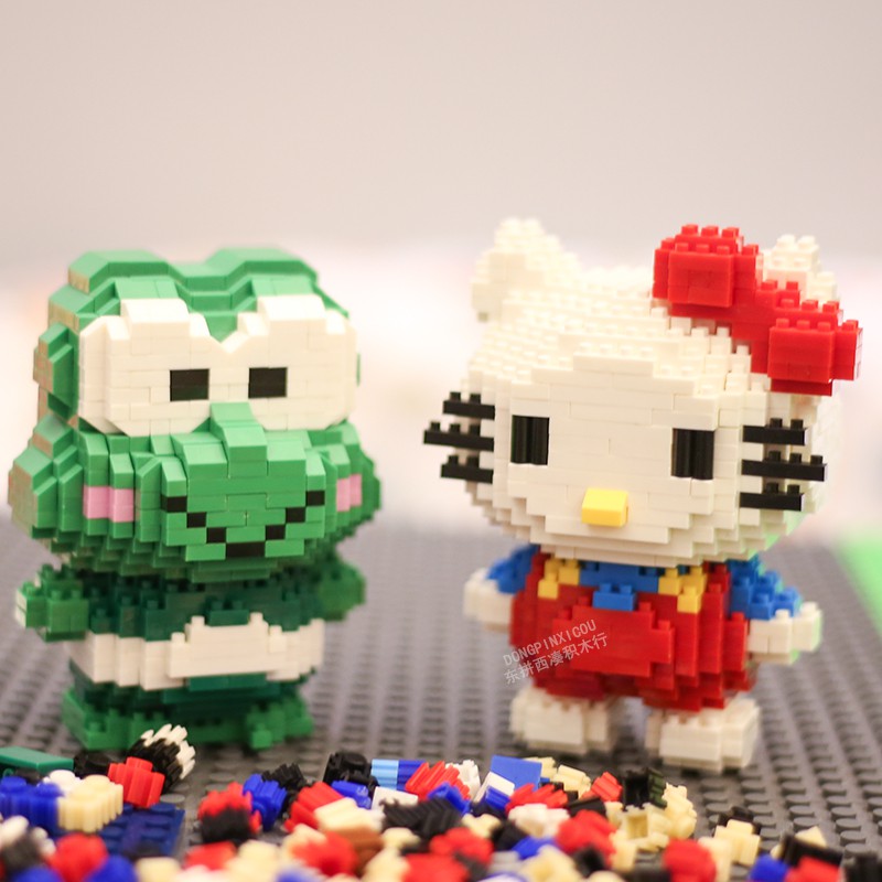 SANRIO Bộ Đồ Chơi Lắp Ráp Lego Hình Hello Kitty Và My Melody