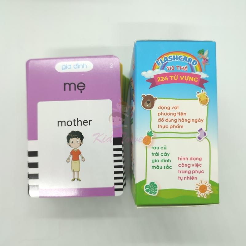 Máy Đọc Thẻ Tiếng anh flashcard song ngữ Anh Việt  510 từ vựng, 3 chế độ cho bé loại 1 chính hãng