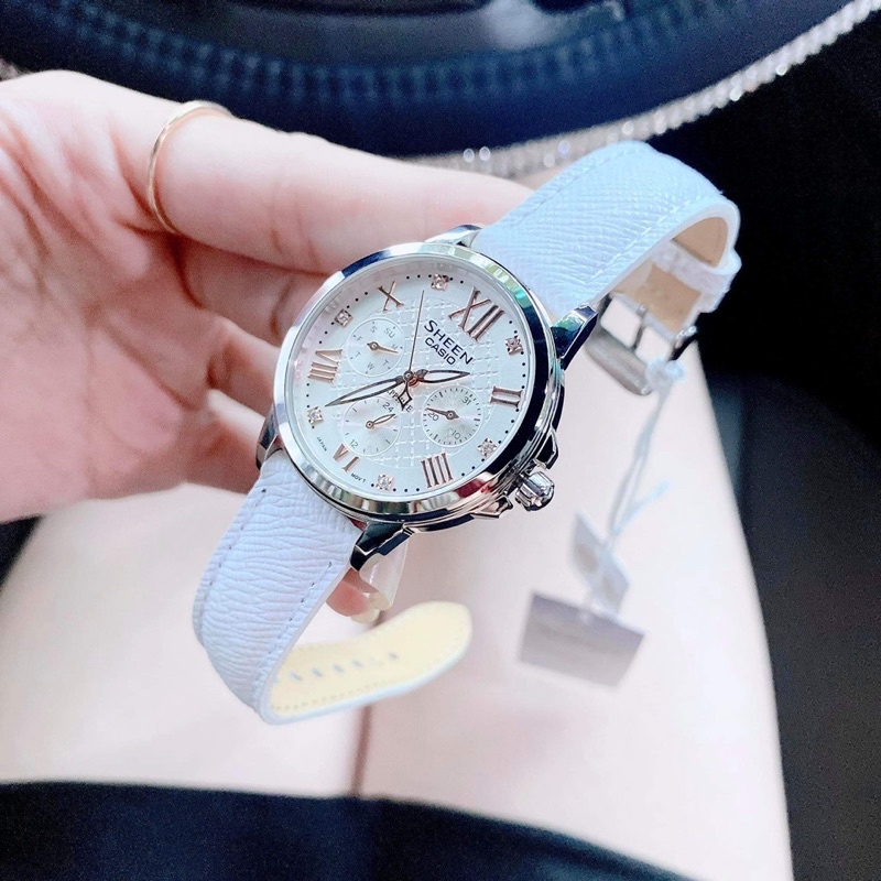 Đồng hồ sheen casio SHE-3511L cao cấp dành cho nữ fullbox chính hãng