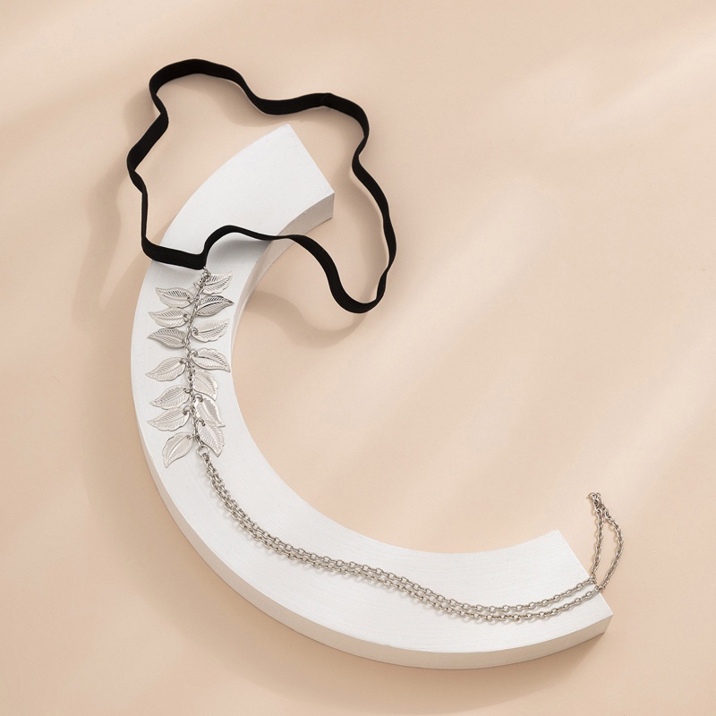 Vòng Đeo Đùi Thiết Kế Tua Rua Hình Chiếc Lá Thời Trang Cho Nữ