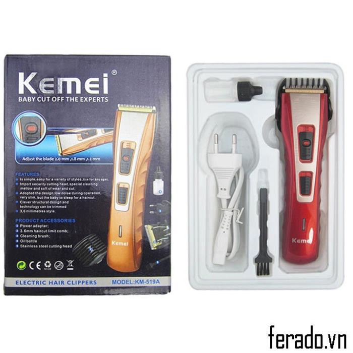 Tông Đơ Hớt Tóc KM-519A Không Dây Tiện Lợi